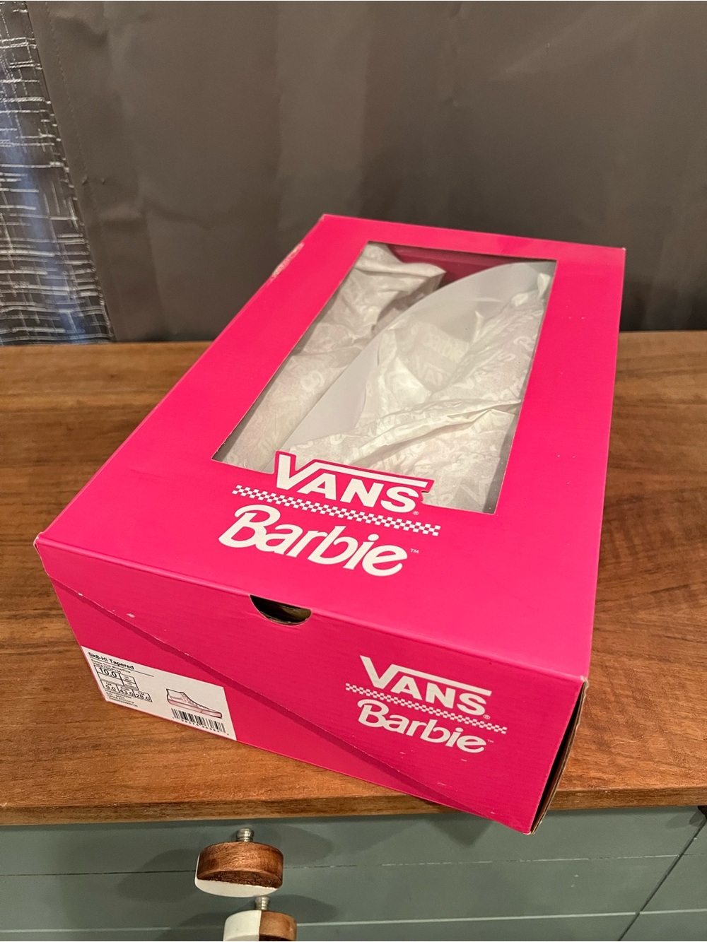 Barbie vans high top men’s size 10
